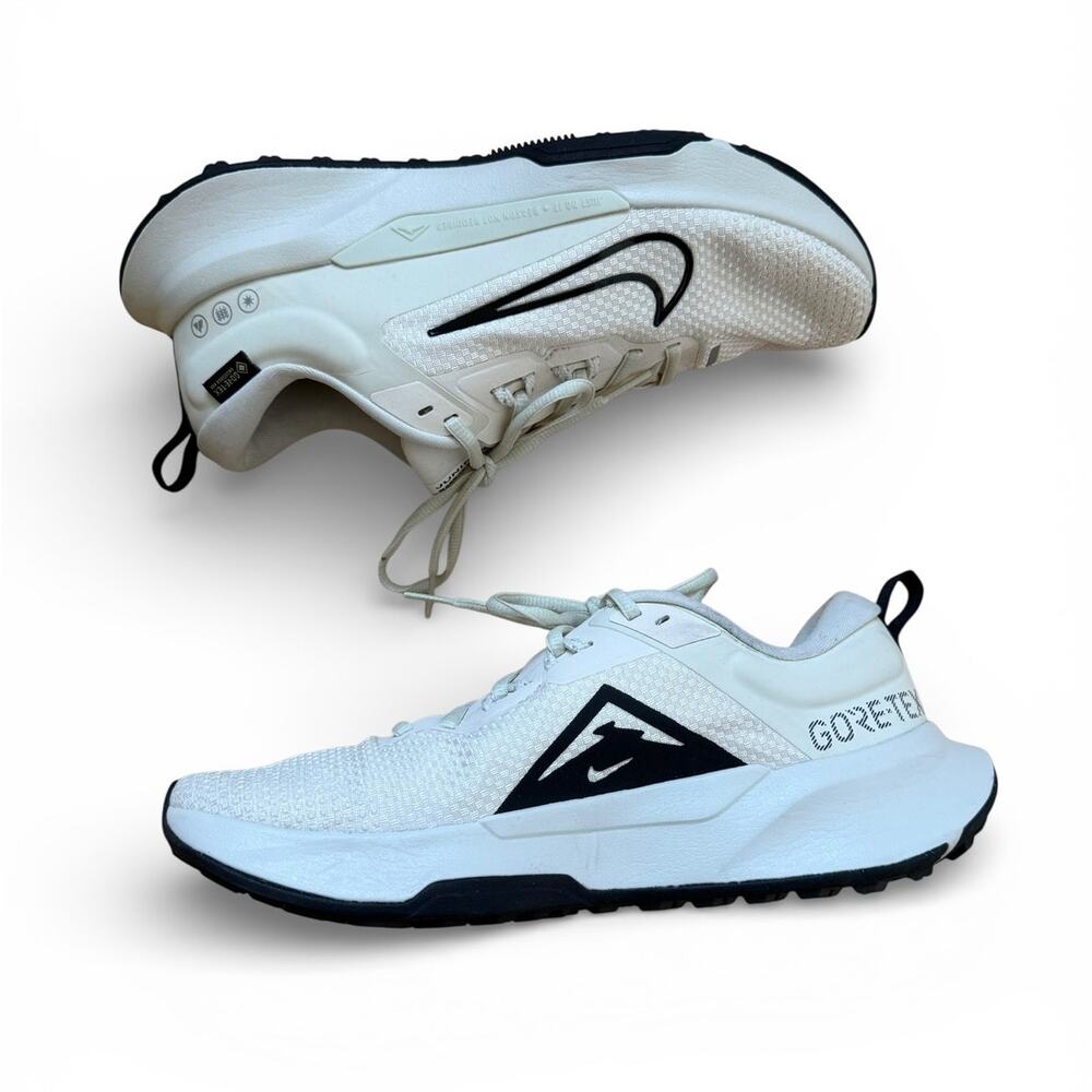 Nike Juniper Trail 2 Gore-tex Running Sneakers White Women Size 9 FB2065-100 - Picture 2 of 11